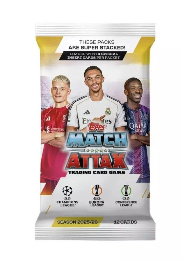 Topps بطاقات تداول توبس ماتش أتاكس لمنافسات الأندية UEFA إصدار 2025/2026 (قطعة عشوائية 1) - Image 1